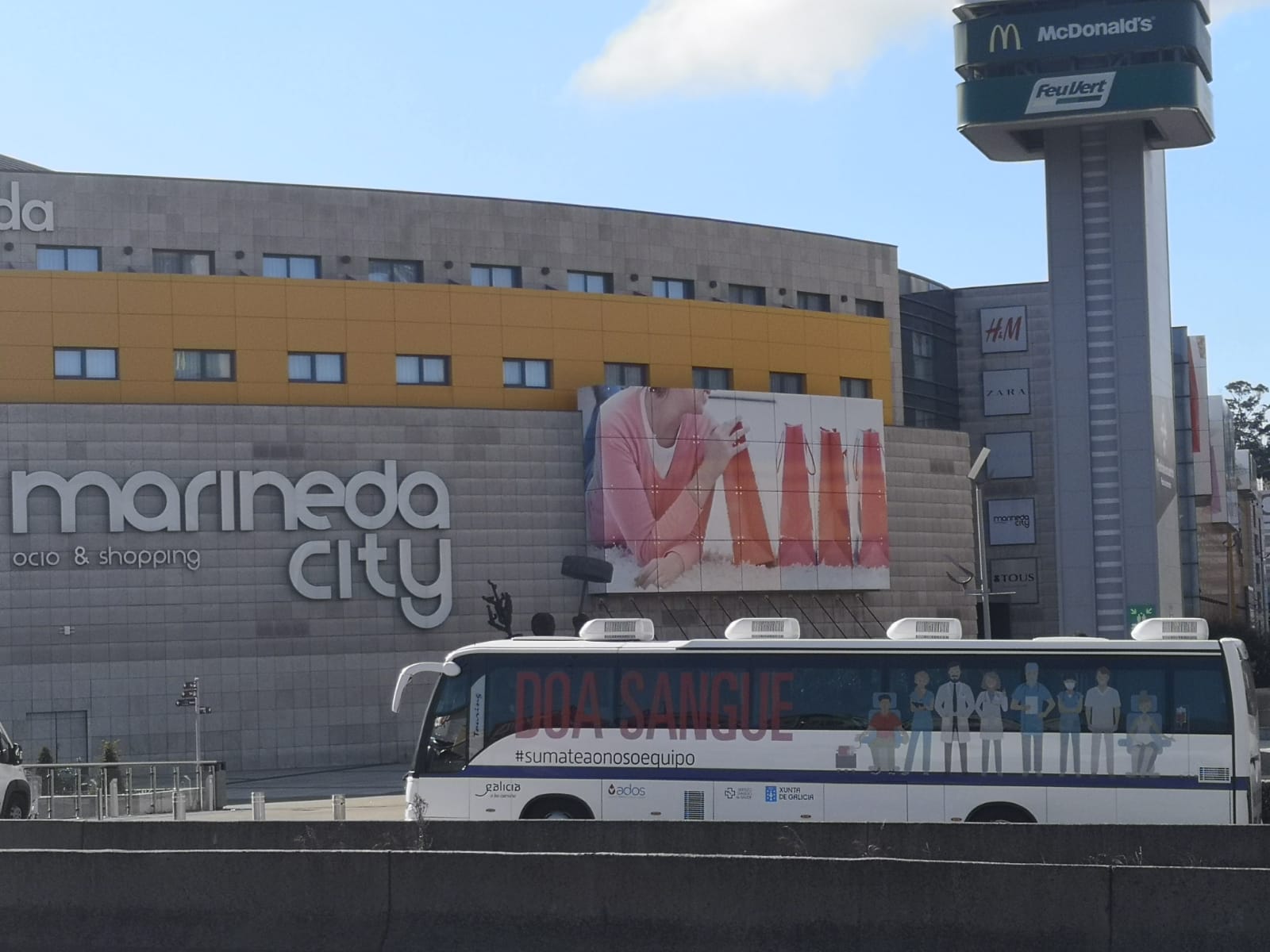 Visor UNIDADE MOBIL DA ADOS EN CC MARINEDA CITY