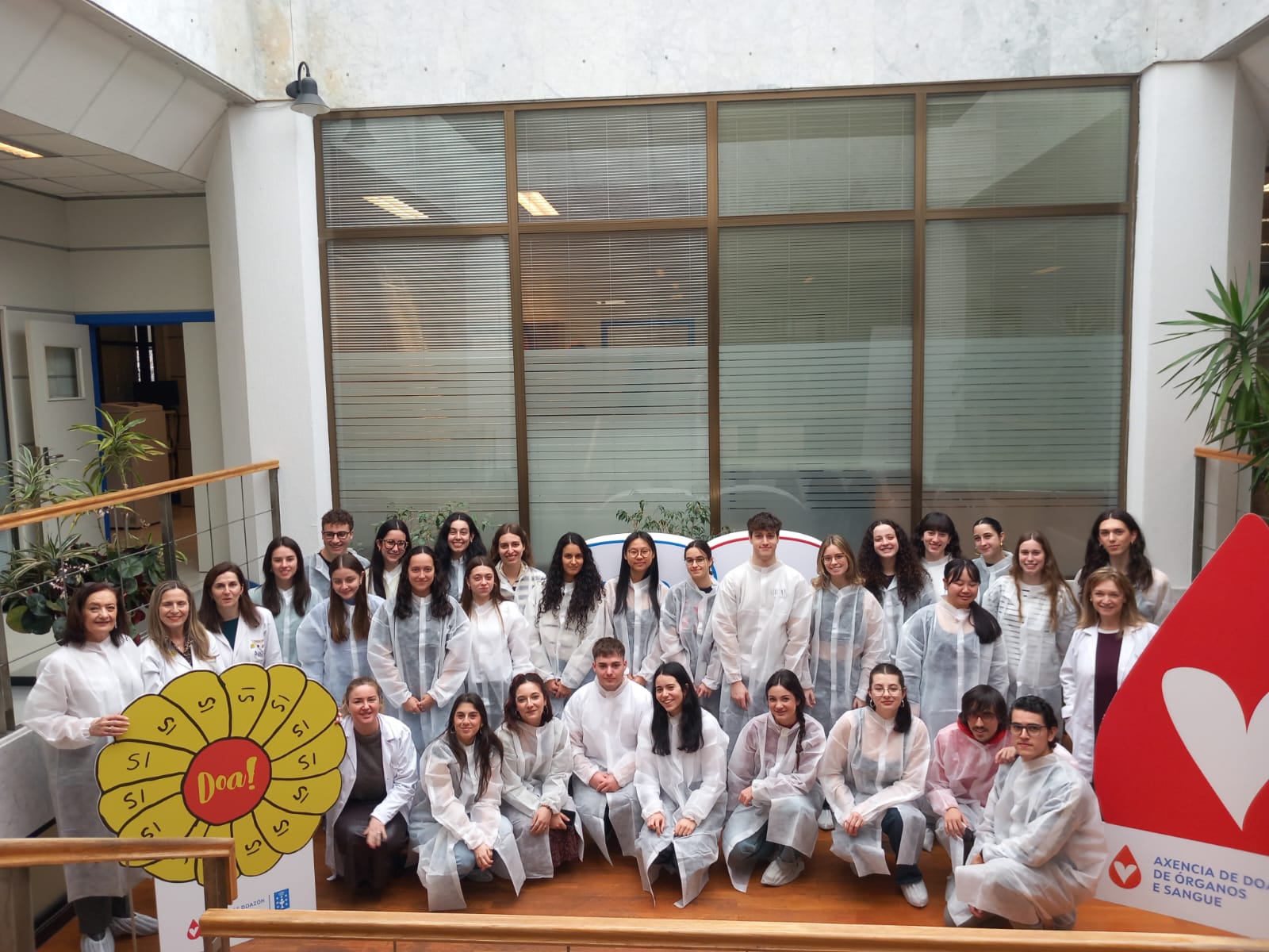 Visor Estudantes do Grao de Biotecnoloxía da USC 