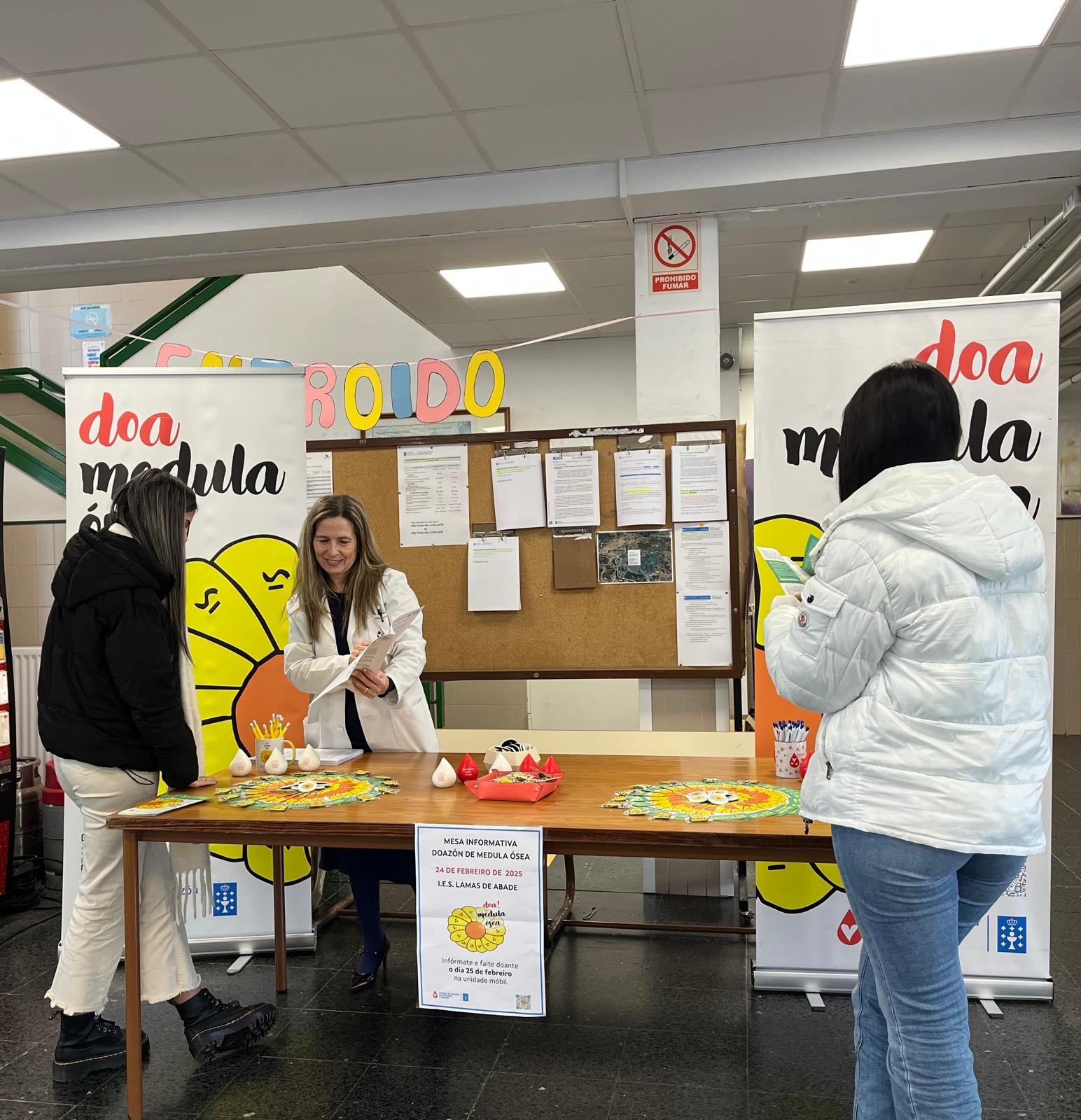 Visor Charlas sobre a doazón de sangue e medula osea
