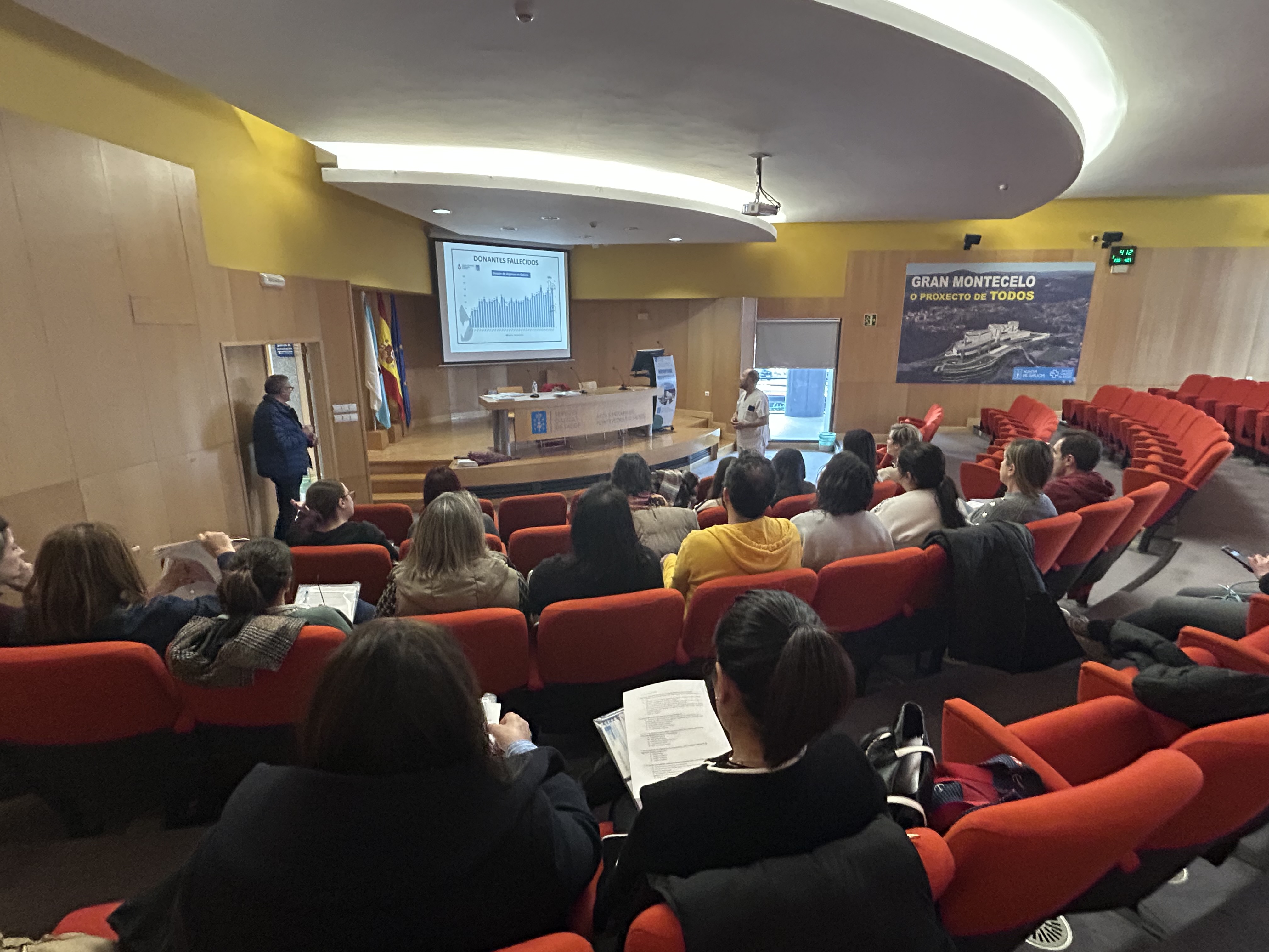 Visor Curso de donación e transplante no Hospital Montecelo
