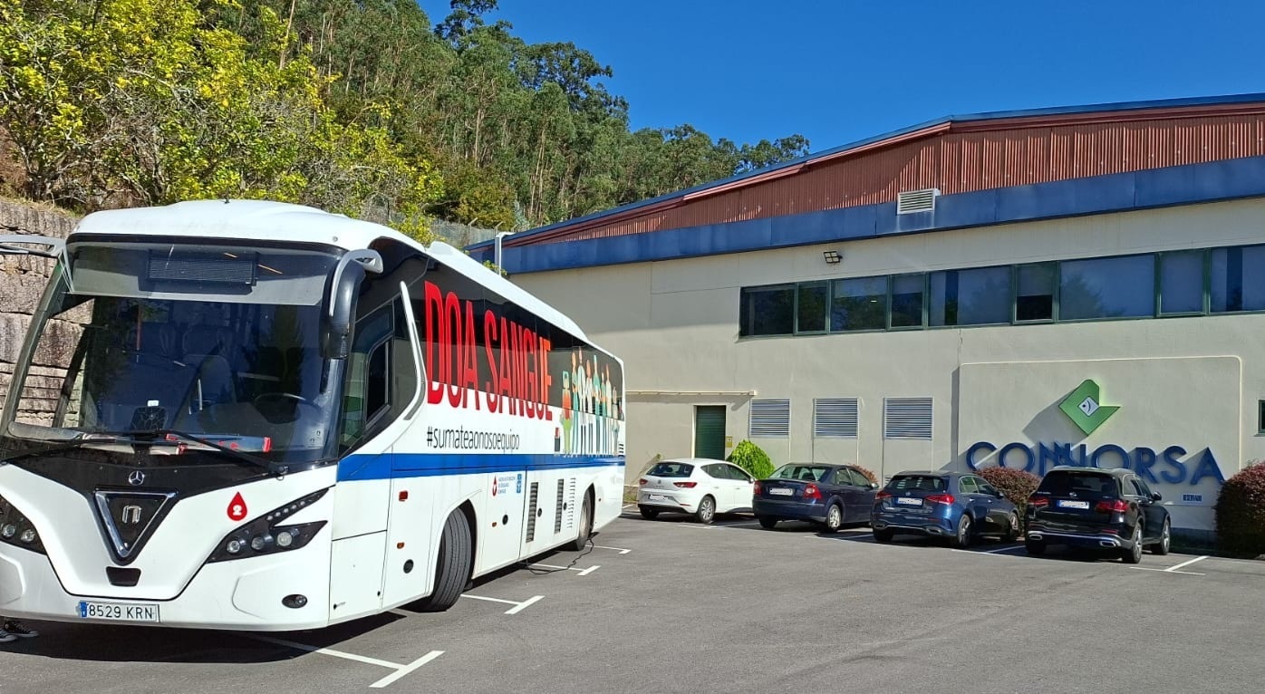 Visor Unidade móbil nas instalacións de Connorsa