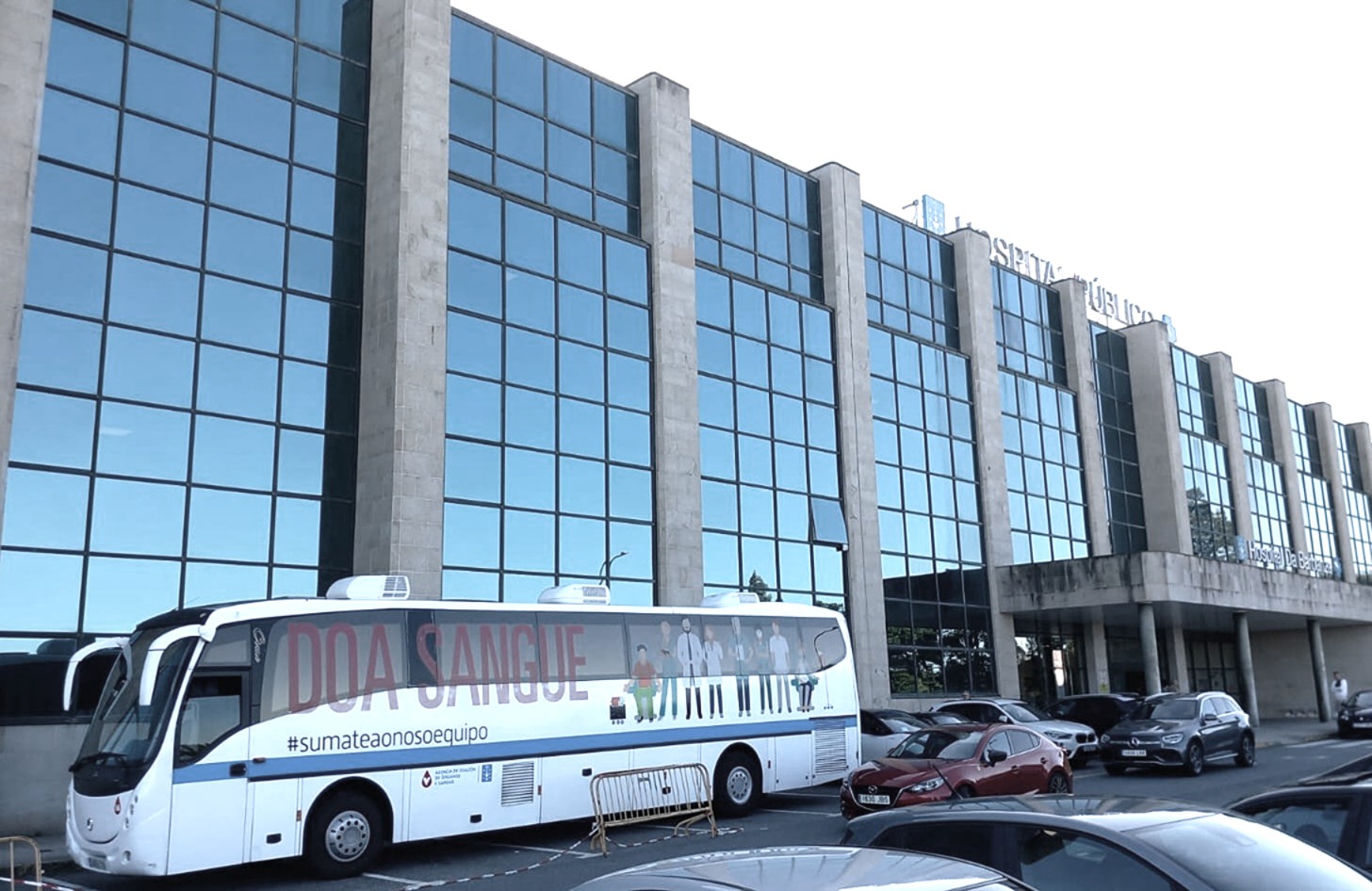 Visor Unidade móbil no hospital de Barbanza