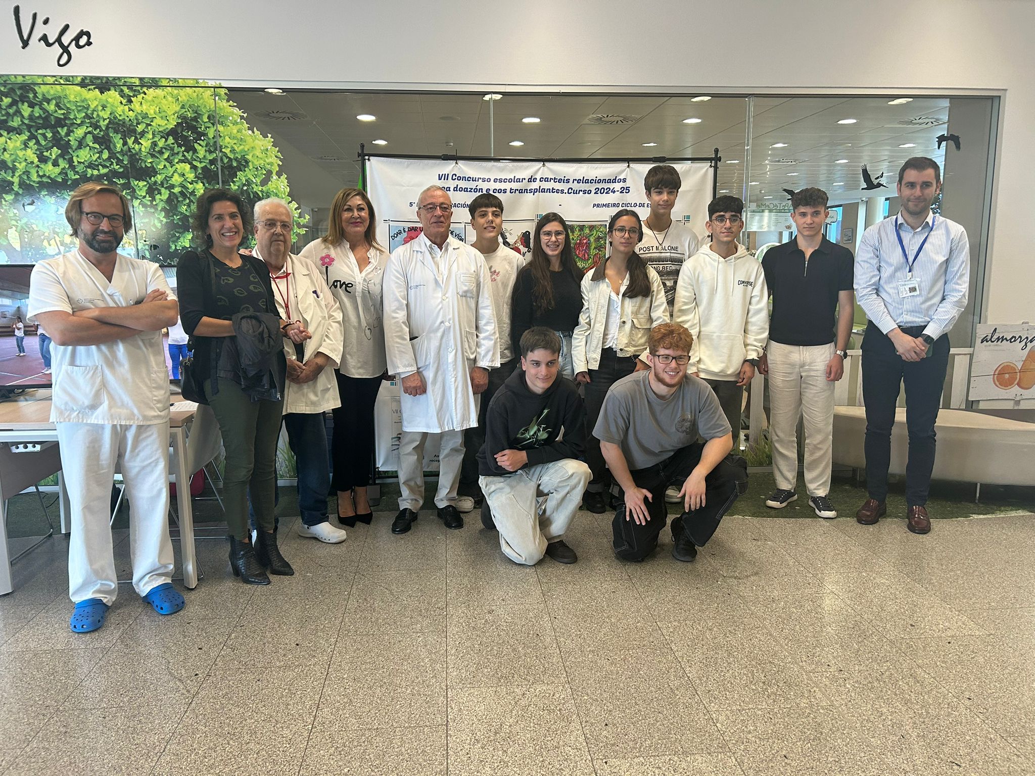 Visor Inauguración da exposición no hospital Álvaro Cunqueiro de Vigo