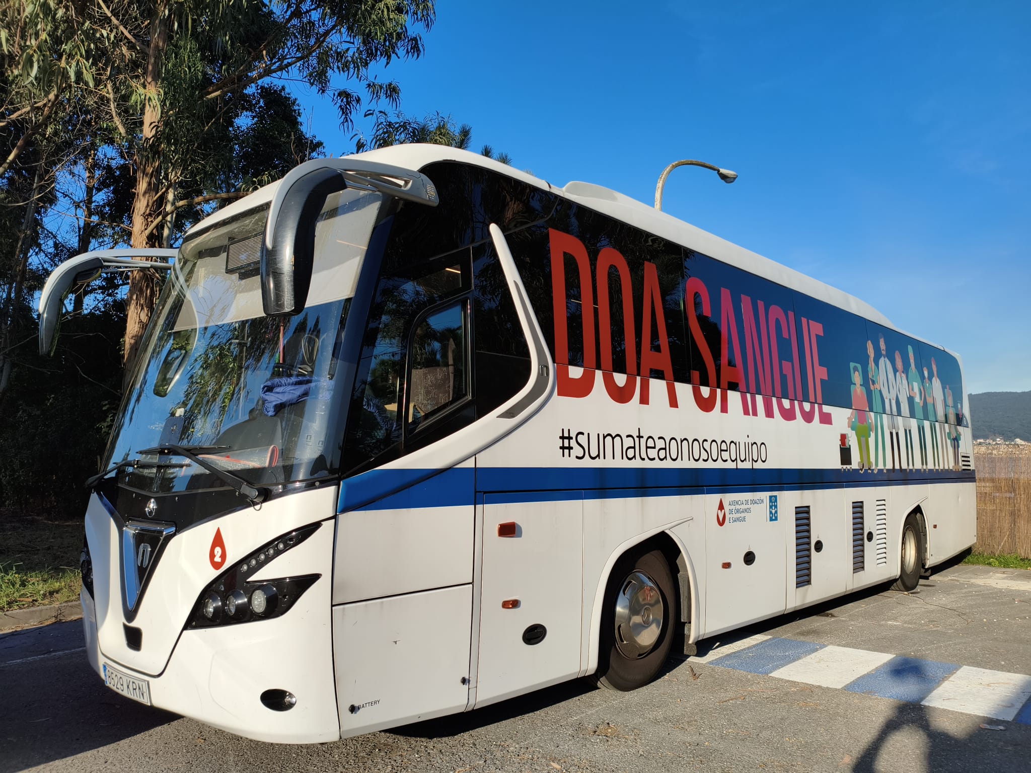 Visor Unidade móbil nas instalacións de ENCE
